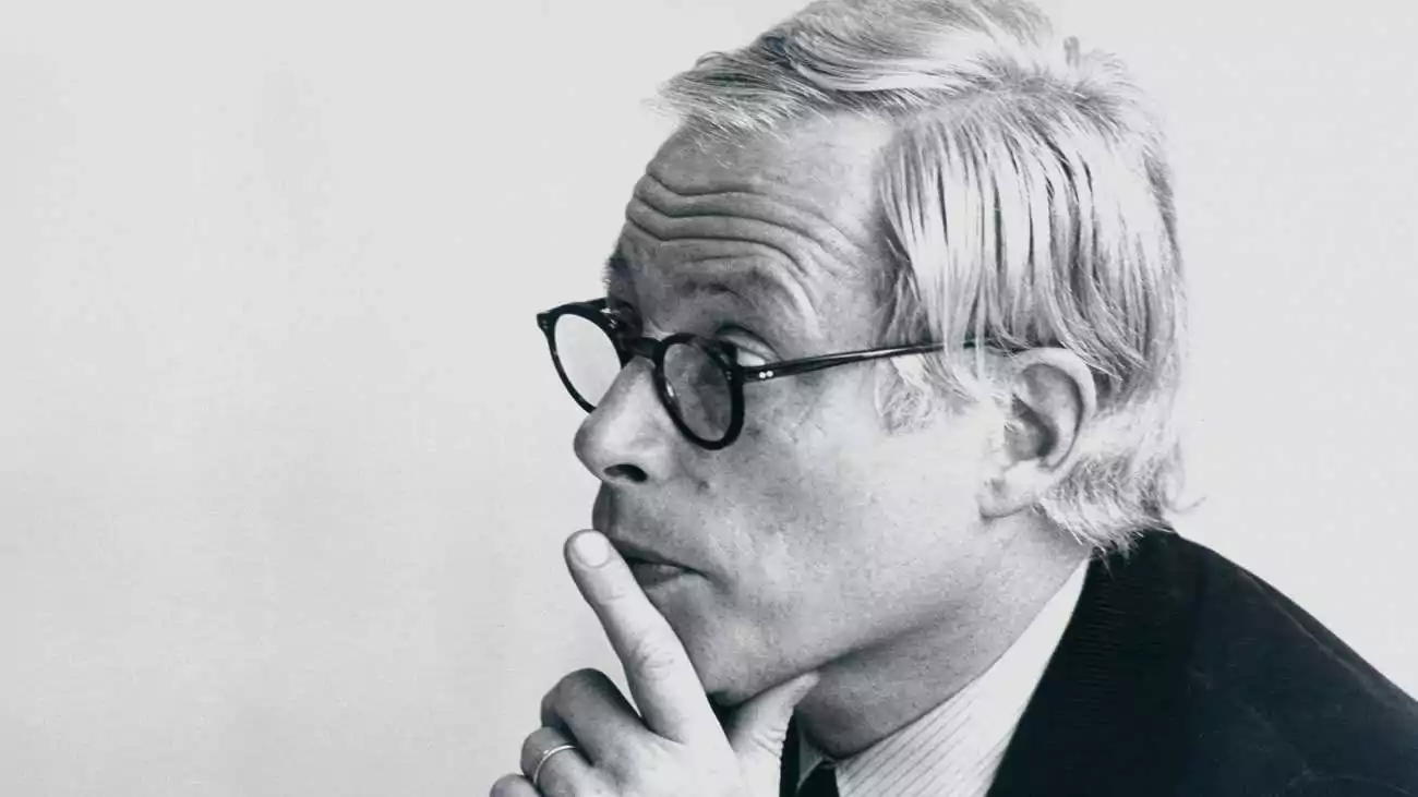 Portrait of designer Dieter Rams.